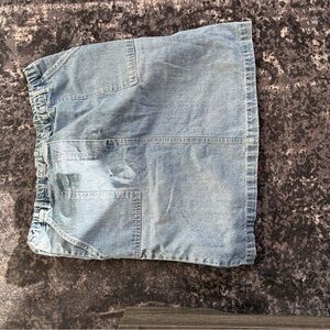 Light Blue Denim Skirt